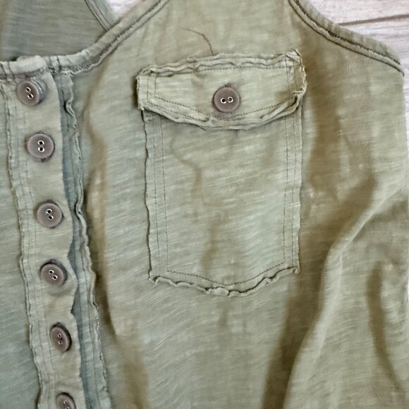 Michael Stars Womens Olive Green Romper Size 2 - Picture 9 of 9